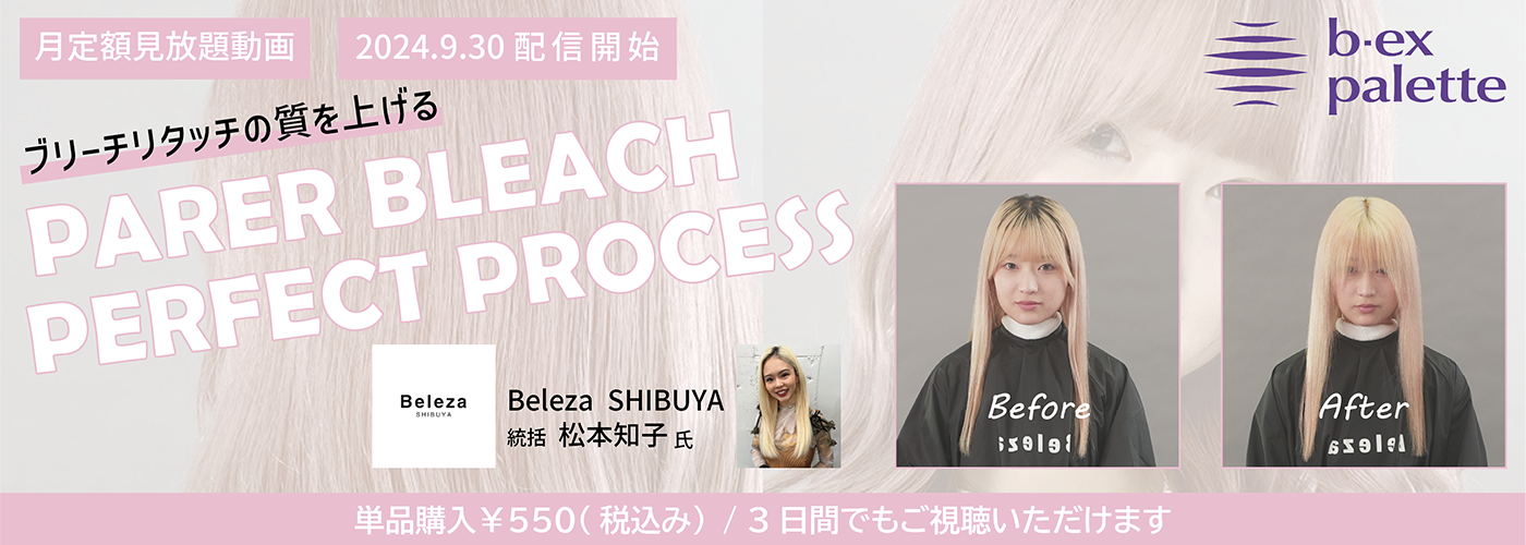 ブリーチリタッチの質を上げる PARER BLEACH PERFECT PROCESS