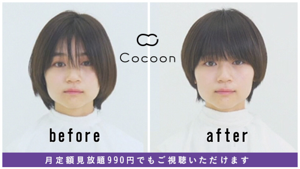 ノンブローカットで決まるマッシュショート Bex Palette